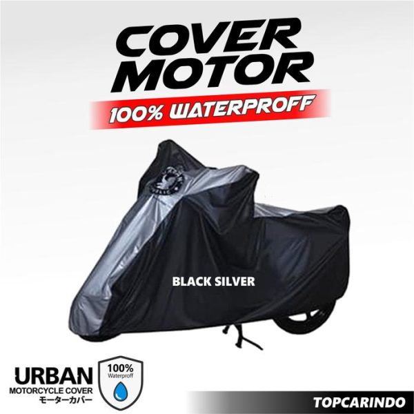 Cover Motor Waterproof Indoor Outdoor URBAN Honda Beat - Putih