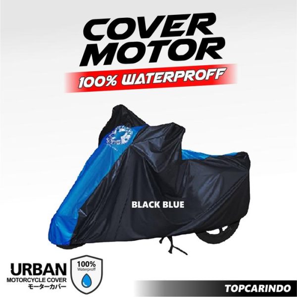 Cover Motor Waterproof Indoor Outdoor URBAN Honda Beat - Putih