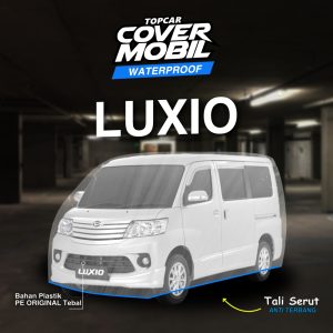 Cover mobil transparan premium merek Topcar melindungi mobil di dalam garasi daihatsu grandmax luxio