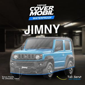 cover mobil transparan premium merek Topcar melindungi mobil di dalam garasi untuk suzuki jimny