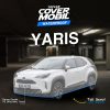 Cover mobil transparan premium merek Topcar melindungi mobil di dalam garasi toyota yaris cross