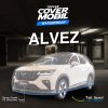Cover mobil transparan premium merek Topcar melindungi mobil di dalam garasi wuling alvez